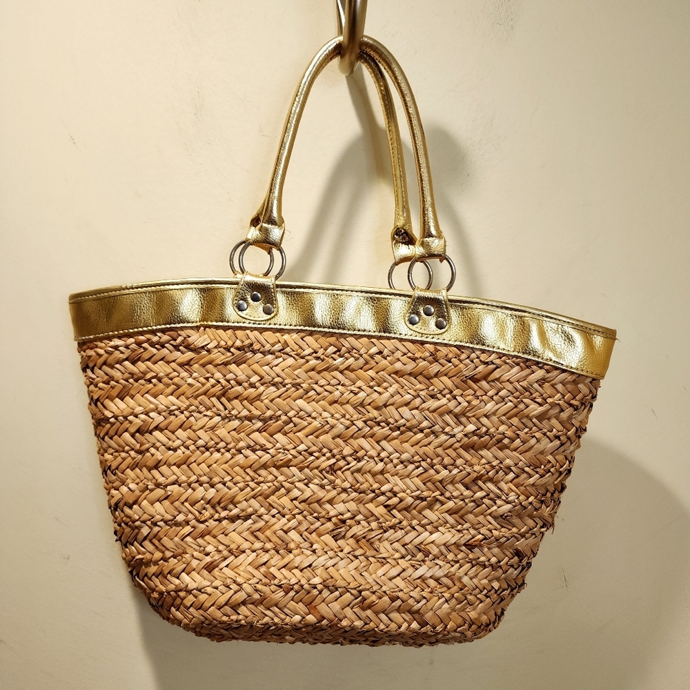 Victoria's Secret Straw Tote Bag